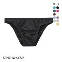 【メール便 15 】 キングノバ KING NOVA ビキニ パンツ メンズ 無地 全11色 M-LL