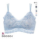 15％OFF ワコール Wacoal ゴコチ GOCOCi レース CGG295 ラクに美胸キープ ブラジャー ハーフトップ ノンワイヤー ML 単品 ブラレット レディース 全6色 M-L