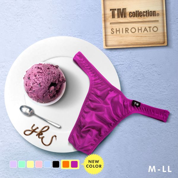 【メール便(4)】 ティーエム コレクション TM collection × SHIROHATO コラボ YKS Tバック ビキニ ブリーフ 雄のジェラート M L LL メンズ 全8色 M-LL ev_sp