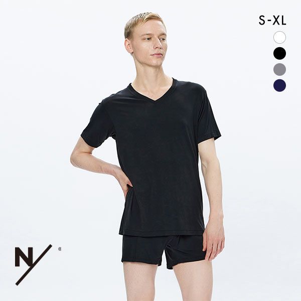 ˥塼ȥ NEUTRALWORKS. ̥ NSKIN BASIC LIGHT SHORT SLEEVE V-NECK Ⱦµ Vͥå T ʡ MXP ý  4 S-XL