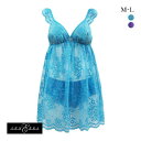 【30%OFF・11/27 09:59まで】【メール便(10)】 アンブラ ANNEBRA Spring レース スカラップ ベビードール&ショーツ セットアッ...