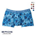 【20 OFF お買い物マラソン】【メール便(6)】 ブロス バイ ワコールメン BROS by WACOAL MEN 立体フロントで 快適キープ。ボクサーパンツ ML メンズ 前とじ ノーマル丈 全7色 M-L ev_sp