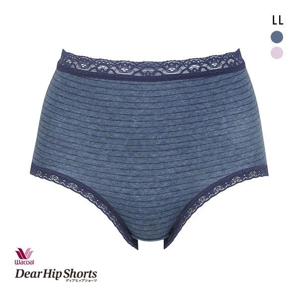 ワコール ショーツ 【20%OFF・お買い物マラソン】【メール便(6)】 ワコール Wacoal ディアヒップショーツ DearHip Shorts ノーマル ショーツ 綿混 深め LL 単品 レディース 全2色 ev_sp