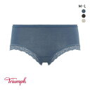 33%OFF【メール便(4)】 トリンプ Triumph TR7120 SO NATURAL ショーツ ボーイレングス ヒップハング 綿混 ML 単品 レディース 全3色 M-L