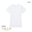 20%OFF グンゼ GUNZE 快適工房 半袖 丸首 Tシャツ メンズ インナー 綿100% クルーネック 日本製 抗菌防臭 【メール便(15)】 S-LL