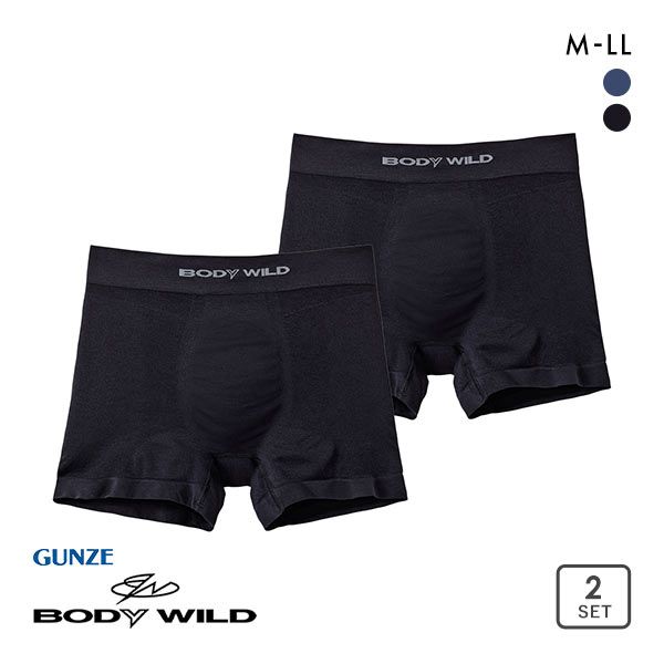 20OFFڥ᡼(30)  GUNZE ܥǥ磻 BODY WILD 3D-BOXER 饤 ܥѥ 2  Ω ̵ å 2 M-LL