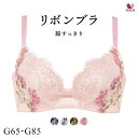 【20 OFF 4/30 09:59まで】ワコール Wacoal BRB413 リボンブラ 脇すっきり ブラジャー G 脇高 脇肉 単品 レディース 全4色 G65-G85 ev_sp