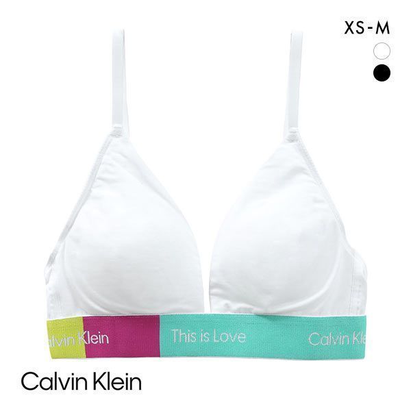 20％OFF カルバン・クライン Calvin Klein PRIDE THIS IS LOVE COLORBLOCK ライトライン ブラ ノンワイヤー 単品 レディース 全2色 XS(日本S)-M(日本L)