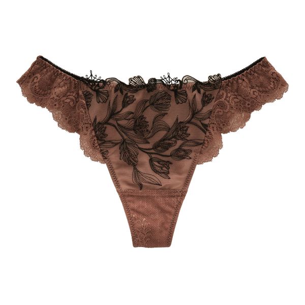 53％OFF【メール便(5)】 Shell & Tulip シェル＆チューリップ ショーツ Tバック バックレース ML 単品 LA VIE A DEUX ラヴィアドゥ mignon レディース 全3色 M-L パンツ 下着