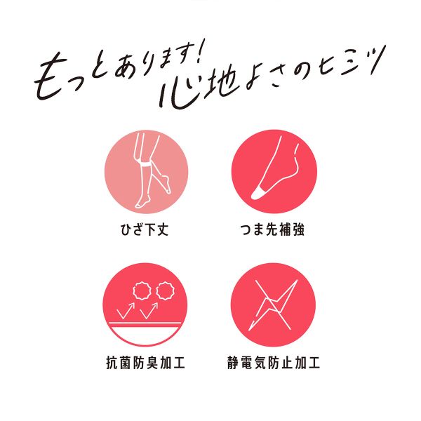 10％OFF【メール便(5)】 福助 Fukuske 満足 ショートストッキング 強度アップ 伝線...