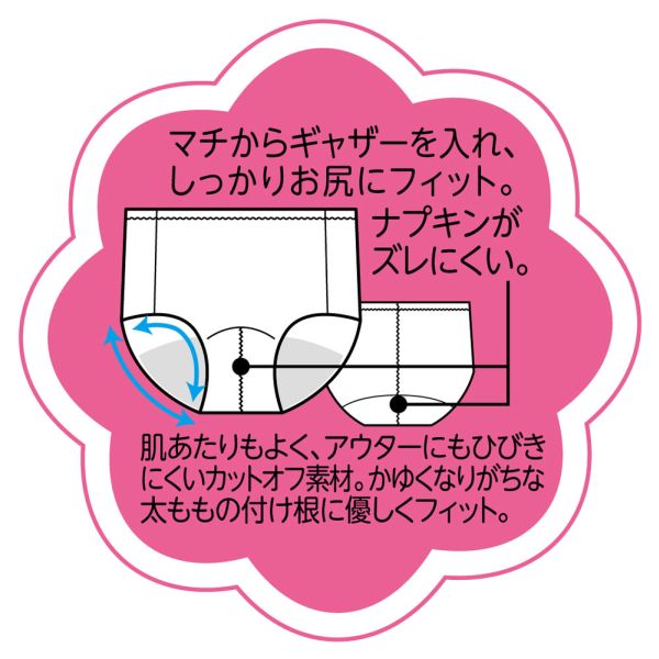 30％OFF グンゼ GUNZE ピエ クレール pied clair サニタリーショーツ 羽つきナプキ...