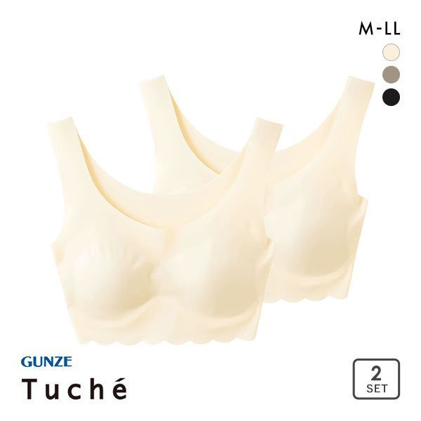 30％OFF グンゼ GUNZE トゥシェ Tuche 縫い目ZERO 完全無縫製 ハーフトップ 2