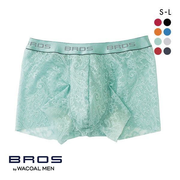  ブロス バイ ワコールメン BROS by WACOAL MEN レースボクサー ボクサーパンツ SML メンズ 前とじ ノーマル丈 全8色 S-L ev_sp