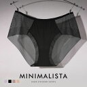【メール便(4)】 ショーツ スタンダード 大きいサイズ メッシュ MINIMALISTA 超極薄 M L LL 単品 ミニマリスタ レディース シームレスショ...