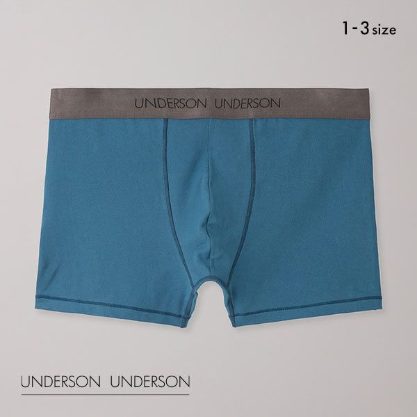  アンダーソンアンダーソン UNDERSON UNDERSON レギュラーショートボクサー 単品 前とじ メンズ 全3色 1-3