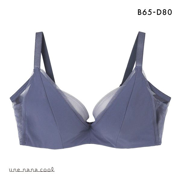ウンナナクール une nana cool 脇スッキリ さあ、わたし シンプル 3/4カップブラジャー BCD 単品 レディース 全2色 B65-D80