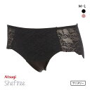 【メール便(10)】 アツギ ATSUGI シーフリー Shefree サニタリーショーツ バックレース 軽い日 生理用 レディース 全2色 M-L