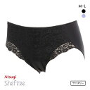  アツギ ATSUGI シーフリー Shefree サニタリーショーツ フロントレース 多い日 生理用 綿混 レディース 全2色 M-L