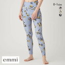 【メール便 20 】 エミ emmi 【emmi yoga】オリジナルフラワー柄レギンス 単品 スポーツ レディース 全3色 0-1