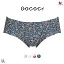 15%OFF【メール便(4)】 ワコール Wacoal ゴコチ GOCOCi CGG534 PGG335 プリント ノーマル ショーツ ハイカット ヘム 無縫製 LL 単品 レディース 全4色