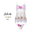 35%OFF【メール便(20)】 ワコール Wacoal サルート Salute 23AW 93G DTJ293 セットアップ ML キャミソール Tバックショーツ ランジェリー フェア レディース 全4色 M-L