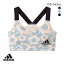 20％OFF アディダス adidas キッズ ジュニア ハーフトップ ガールズ スポーツ ブラジャー ノンワイヤー 吸汗速乾 女の子 女児 レディース 全3色 150-165