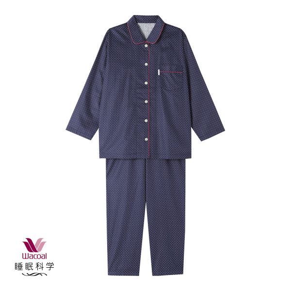 楽天市場】ワコール 睡眠科学 パジャマ(カラーネイビー 楽天市場】ワコール 睡眠科学 パジャマ(カラーネイビー