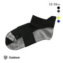 10％OFF【メール便(20)】 ゴールドウイン Goldwin シースリーフィット C3fit Ventilating Light Short Socks アンクル丈 ソックス ユニセックス スポーツ 全5色 22-24cm-26-28cm