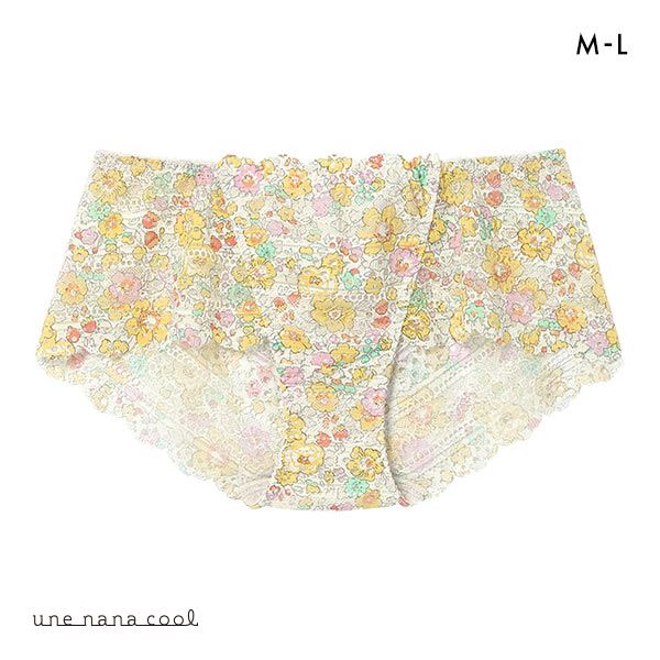 【メール便(4)】 ウンナナクール une nana cool 特別な日以外の364日つけたくなるブラ 364ブラ 総レース MADE WITH LIBERTY FABRIC ショーツ 単品 レディース 全8色 M-L