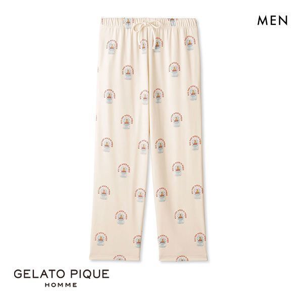 GELATO PIQUE HOMME ジェラートピケ オム ストライプロングパンツ phfp241941 メンズ ボトムス ジェラピケ 部屋着 ルームウェア パジャマ 新生活 ギフト プレゼントにおすすめ 2024春 セレクトショップムー【S10】