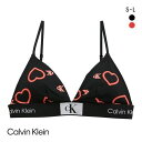 カルバン・クライン　ランジェリー 20％OFF カルバン・クライン Calvin Klein 1996 VALENTINES LGHT LINED TRIANGLE ブラレット ノンワイヤー アジアンフィット 単品 レディース 全2色 S-L