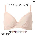 15％OFF ワコール Wacoal 小さく見せるブラ シンプル BRB452 3/4カップ ブラジャー DEF 単品 レディース 全4色 D70-F85