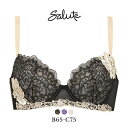 サルート ブラジャー 【20%OFF・4/30 09:59まで】ワコール Wacoal サルート Salute 23AW 95G BTJ795 女優Bra ブラジャー BC 単品 デコルテ 谷間 リフトアップ ブルーム レディース 全3色 B65-C75 ev_sp