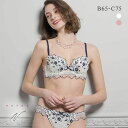 【ポイント3倍・6/25 23:59まで】45%OFF ナルエー NARUE ランジェリー プティ ブラジャー ショーツ セット BC レディース 全2色 B65-M-C75-M