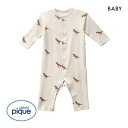 【最大100%ポイントバック・4/25限定】【メール便(25)】 ジェラートピケ キッズアンドベイビー gelato pique Kids＆Baby 【BABY】ダイナソー柄 ロンパース ジェラピケ ベビー 70-80