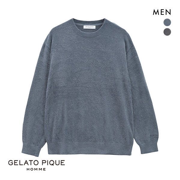 ジェラートピケ パジャマ メンズ ジェラートピケ オム GELATO PIQUE メンズ 【HOMME】調温スム－ズィープルオーバー ジェラピケ ルームウェア パジャマ 全2色 M-L ev_sp