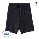 ジェラートピケ gelato pique 【UNISEX】ワッフルハーフパンツ ジェラピケ パジャマ ルームウェア 全2色 S-M-M-L