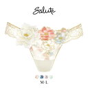 25%OFF【メール便(3)】 ワコール Wacoal サルート Salute 24SS 03G PTJ403 Tバックショーツ ML 単品 フェア レディース 全4色 M-L