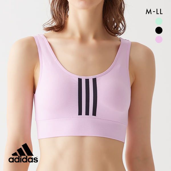 20％OFF アディダス adidas ハーフトップ ノンワイヤーブラ レディース 単品 全3色 M-LL