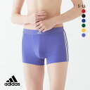 20％OFF アディダス adidas スポーツショーツ メンズ ボクサーパンツ メッシュ 三本ライン 前閉じ 吸汗速乾 全5色 S-LL