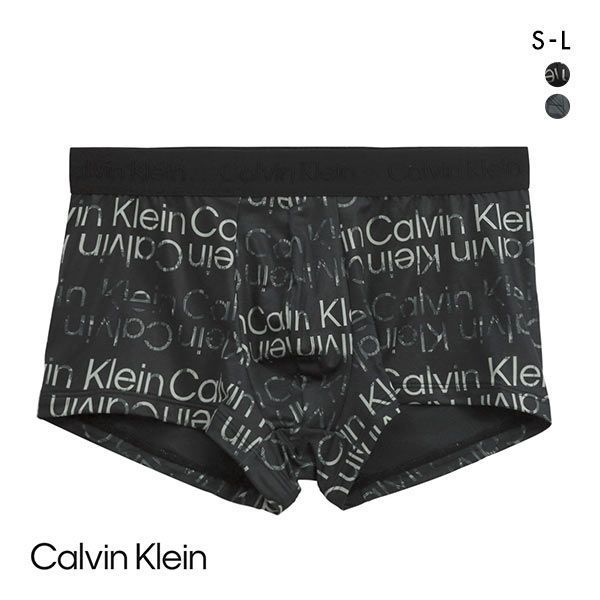 カルバン・クライン カルバン・クライン Calvin Klein CK CK BLACK PRINTS LOW RISE TRUNK ローライズ ボクサーパンツ メンズ 全2色 S(日本S-M)-L(日本XL)