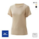 20%OFF【メール便(15)】 ミズノ MIZUNO カルエアー クルーネック 半袖 メッシュ インナーシャツ レディース ドライエアロフロー搭載 吸汗速乾 ...