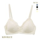 キッドブルー KID BLUE 24ベンベルグベア天 ノンワイヤーブラジャー 単品 レディース 全3色 M-XL