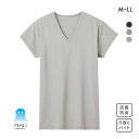 20%OFF【メール便(30)】 グンゼ GUNZE アセドロン 汗取り付き Vネック Tシャツ 短袖 半袖 メンズ インナー 父の日 全4色 M-LL