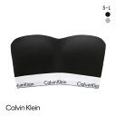 カルバン・クライン Calvin Klein MODERN COTTON LIGHTLY LINED BANDEAU バンドゥブラ チューブブラ アジアンフィット 単品 ストラップレス レディース 全2色 S-L