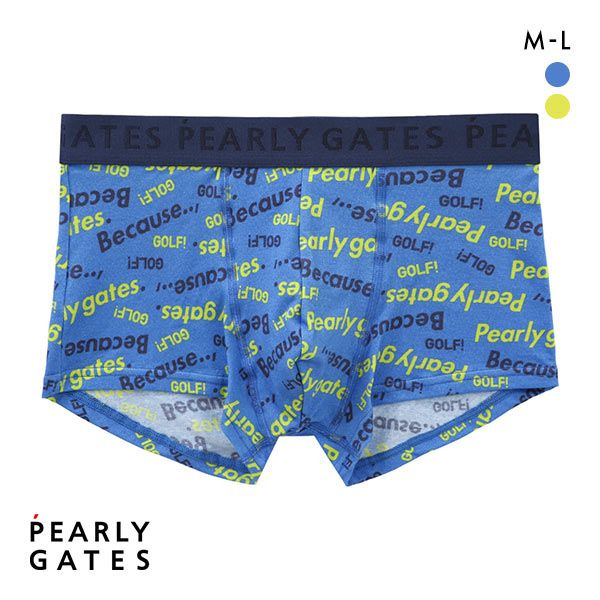 パーリーゲイツ PEARLY GATES because Pearly gates ボクサーパンツ メンズ 前とじ アンダーウェア 全2色 M-L