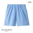35%OFF ジェラートピケ オム GELATO PIQUE メンズ 【COOL】【HOMME】ナイロンハーフパンツ ジェラピケ パジャマ ルームウェア M-L