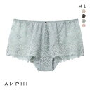 30%OFF【メール便(5)】 アンフィ AMPHI ブラレット ペアショーツ ボーイレングス バックレース 総レース BZM329シリーズ PZM329 単品 レディース 全4色 M-L