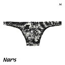 【メール便(4)】 ナルズ Nars ブラックボタニカル フルバック ビキニ ブリーフ M 前とじ 日本製 メンズ
