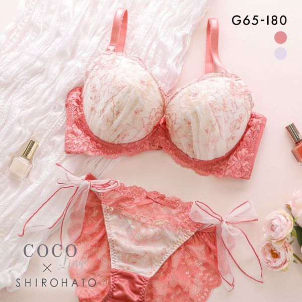3/4カップブラジャー G75 ピンク 楽天市場】G75 ブラ セット(カラーピンク)(セット|インナー